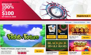 Jogos no casino online da Betfair