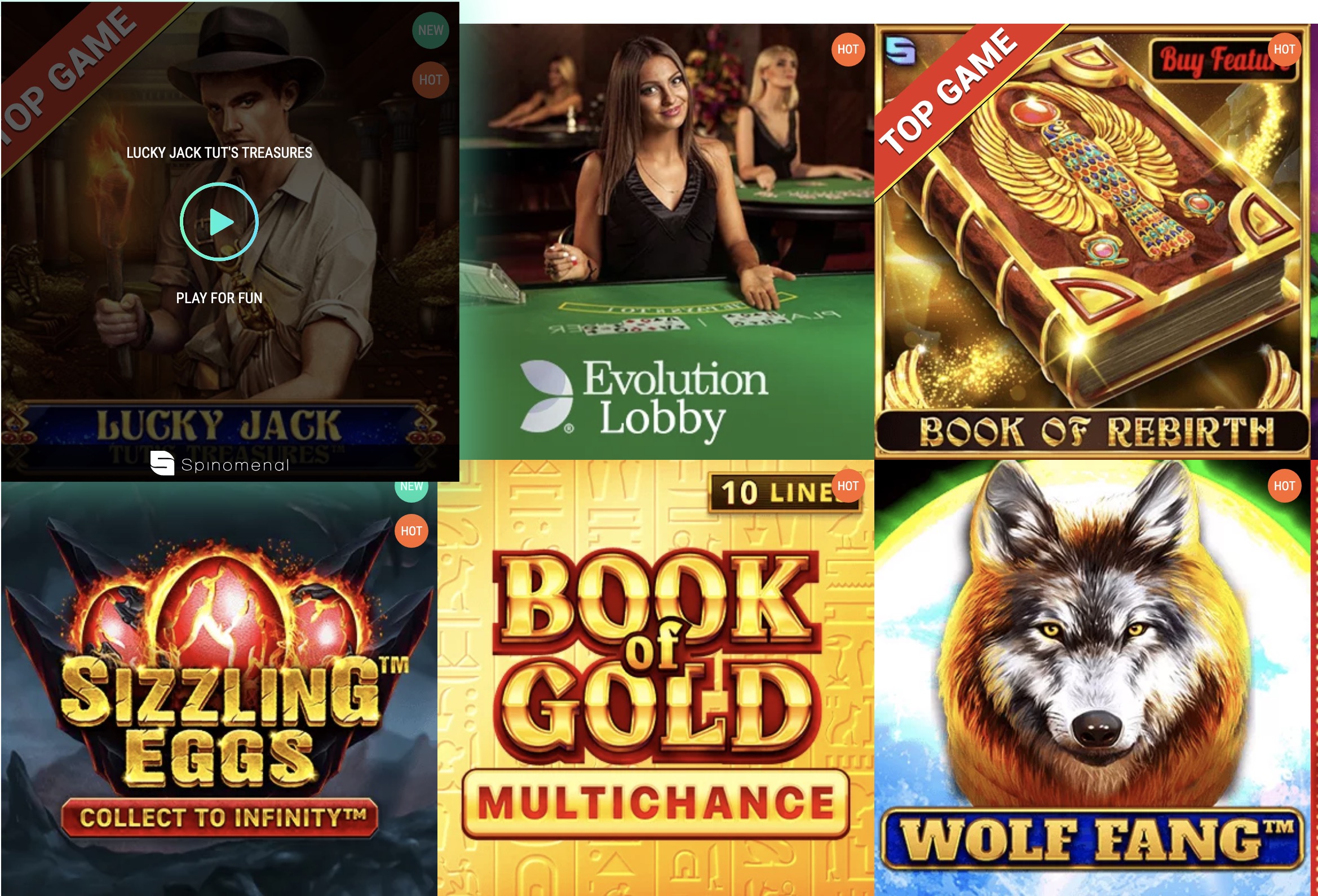 Spinia Casino Games