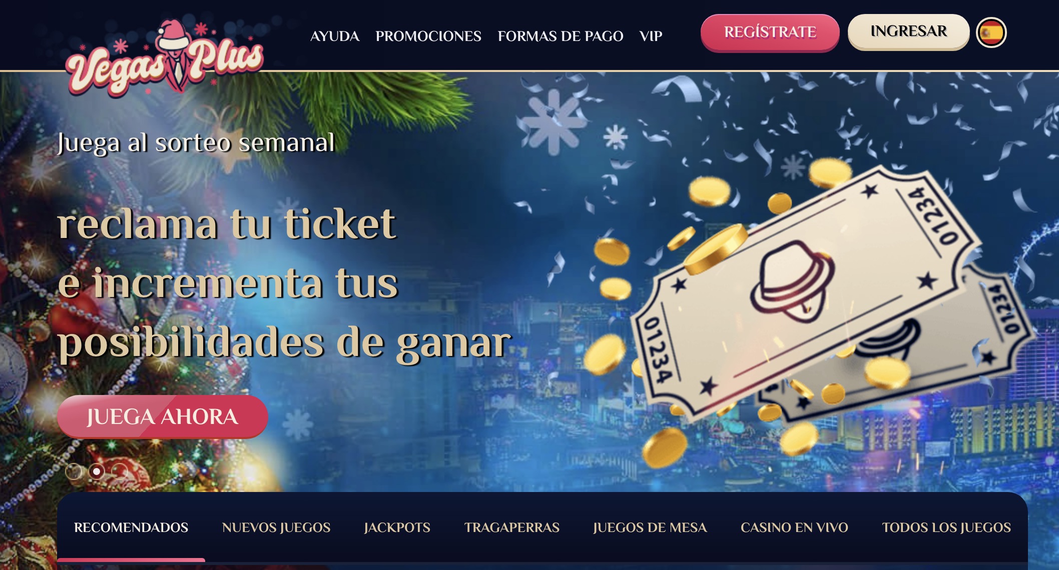 Experiencia de atención al cliente de VegasPlus