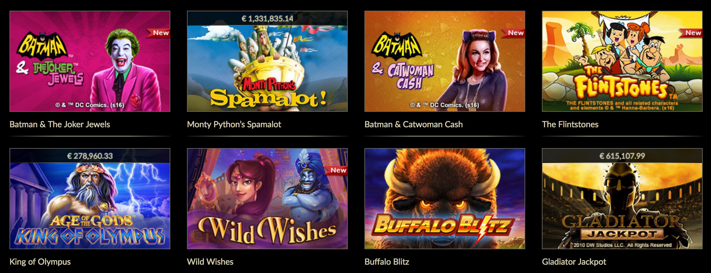 Infrastructure logicielle de EuroGrand Casino