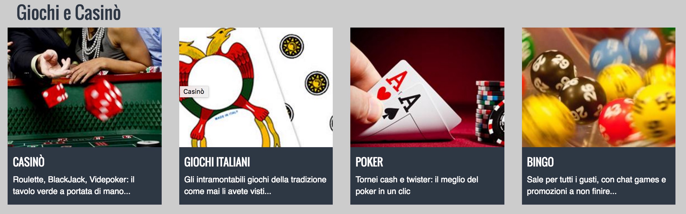 Bonus di Benvenuto del Casino Snai