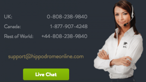 Hippodrome Online Casino Support