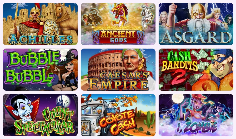 Shazam Casino games