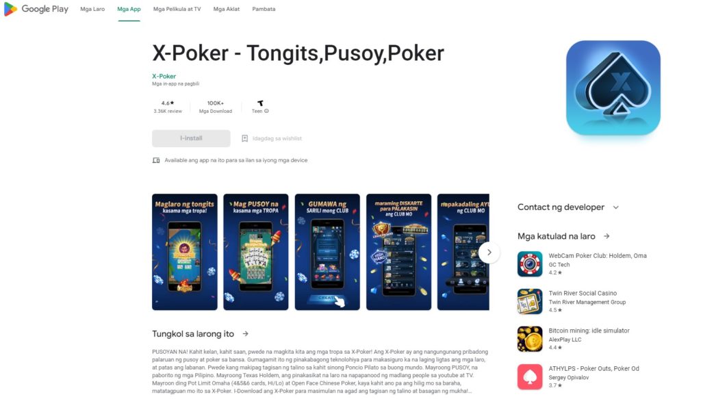 Download X-poker on Google Play