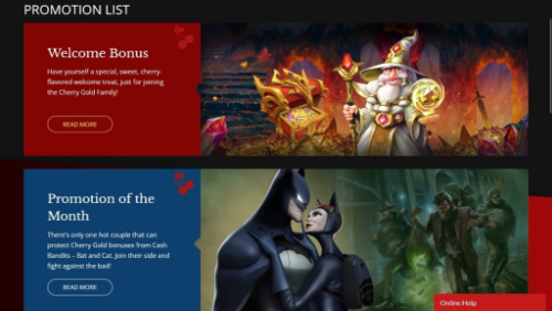 Cherry Casino promotions
