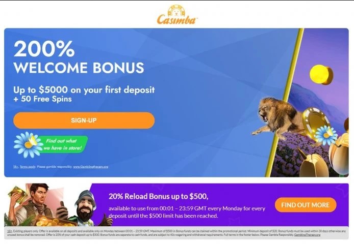 casimba casino bonus