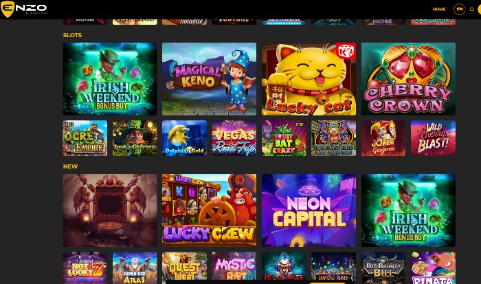 enzo casino games