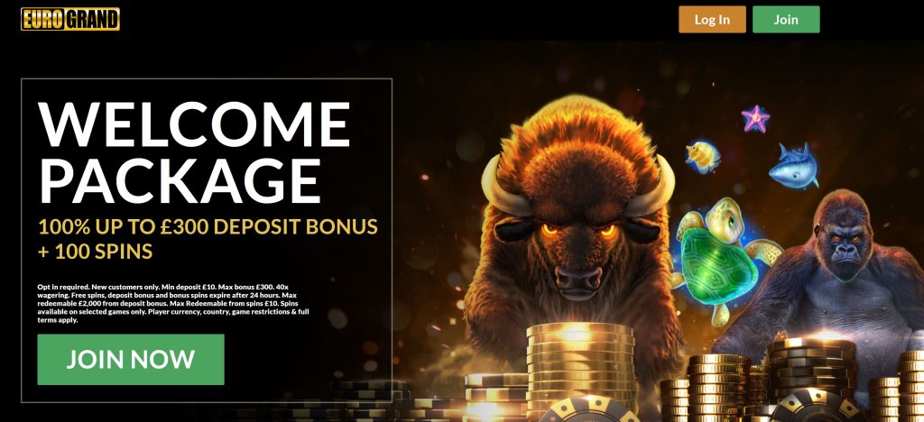 eurogrand casino bonus