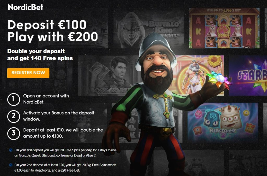 Nordicbet casino deposit plus spins