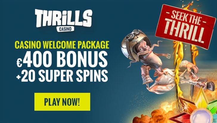 thrills casino bonus