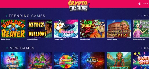 crypto reels casino games