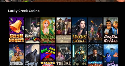 lucky creek casino games