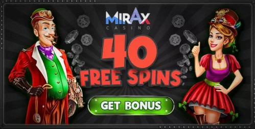 Bonus kasino Mirax