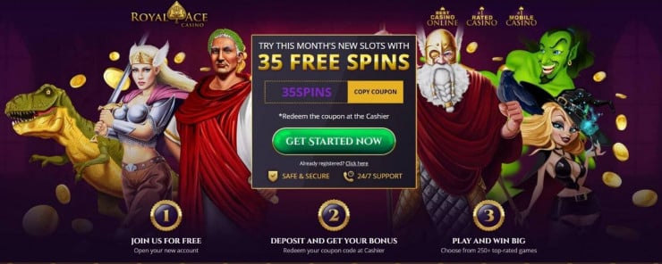 royal ace casino bonus