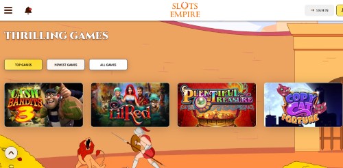 slots empire casino games